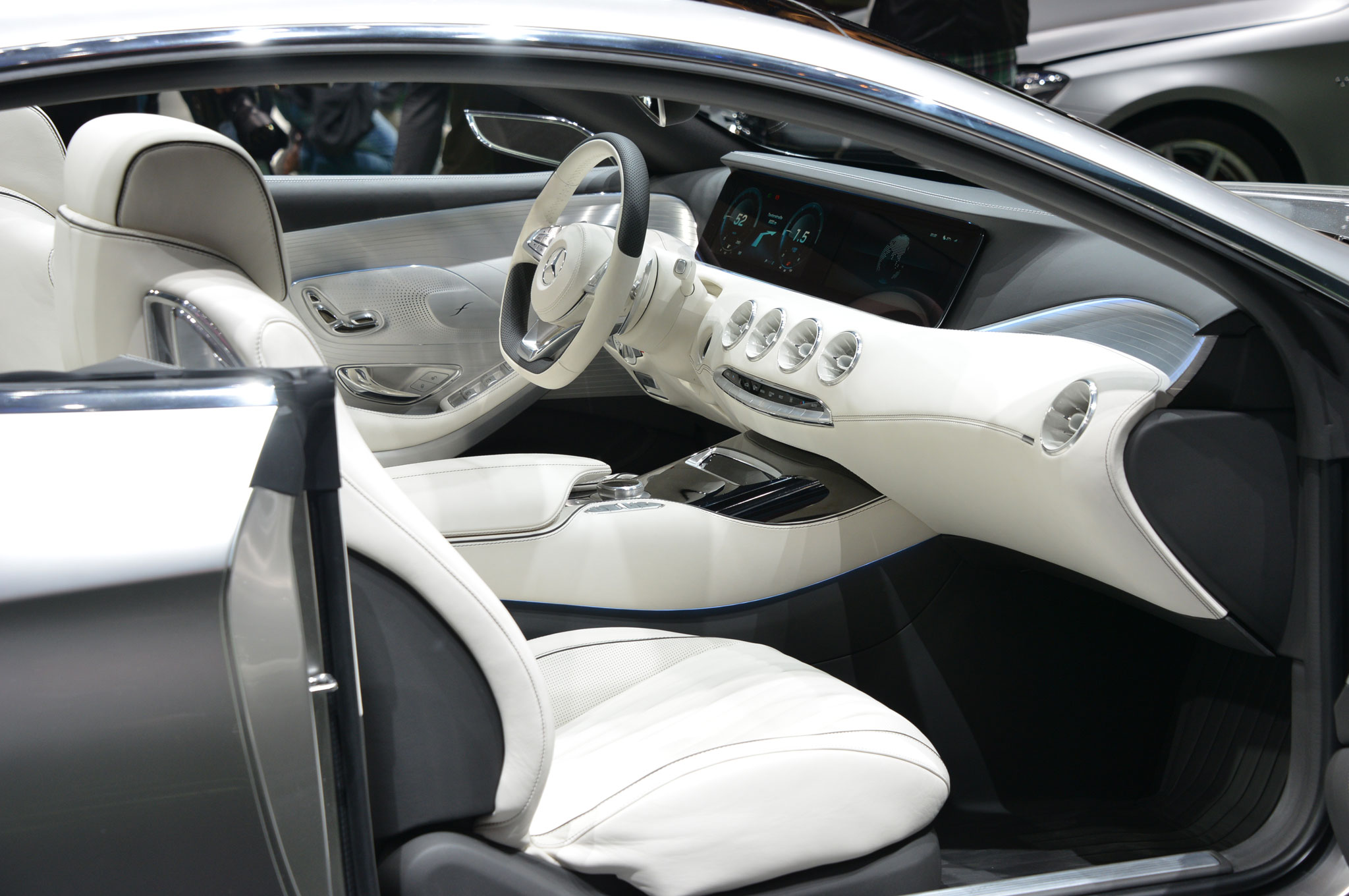 Mercedes Benz S Class Coupe Concept Interior View Mercedes